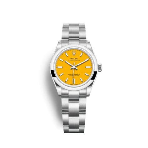 rolex oyster perpetual 31 yellow